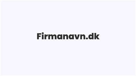 firmanavn generator|firmanavn forslag.